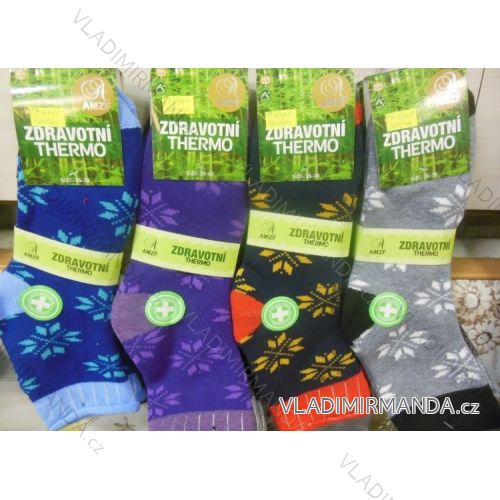 Ponožky teplé zdravotné thermo dámske (35-42) AMZF PB-4341