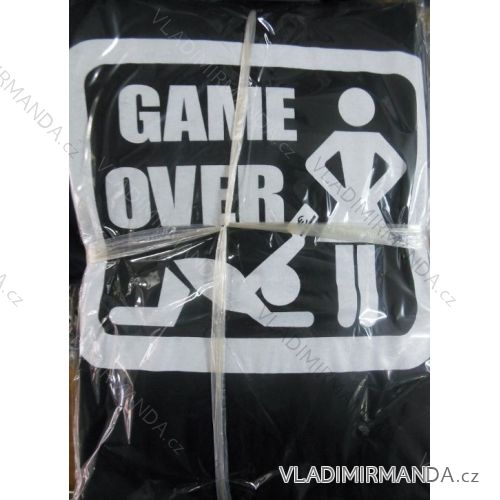 Tričko dlhý rukáv unisex game over (s-2xl) Keya KY06