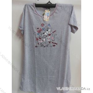 Košeľa nočná krátky rukáv dámska (m-2xl) YN. LOT 783