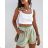 Súprava letné top tílkp a kraťasy dámska (S / M ONE SIZE) TALIANSKÁ MÓDA IMWD213596
