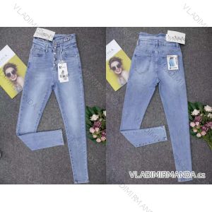 Rifle jeans dlhé dámske (XS-XL) M.SARA MSR21D5907GP-5