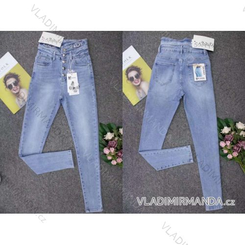 Rifle jeans dlhé dámske (XS-XL) M.SARA MSR21D5907GP-5