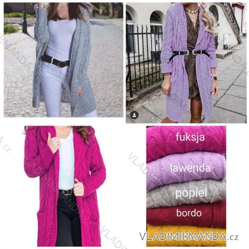 Cardigan pletený dámsky (S / M / L ONE SIZE) TALIANSKÁ MÓDA IMWH214254