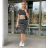 Súprava letné top a sukňa dámska prúžok (S / M ONE SIZE) TURECKÁ MÓDA IMWK21EB21512