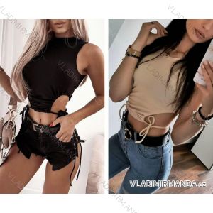 Top tričko bez rukávov dámske (S / M ONE SIZE) TALIANSKÁ MÓDA IMWA214324