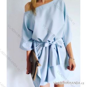 Šaty elegantné motýlikové dlhý rukáv dámske (S / M ONE SIZE) TALIANSKÁ MÓDA IMWK21EB21985