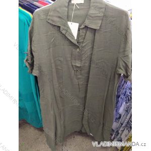 Tričko tunika šaty dámska (uni xl / 2xl) TALIANSKÁ MÓDA IM721112