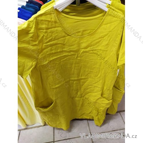 Šaty letné dámske krátky rukáv nadrozměr (XL-XXL one size) TALIANSKÁ MÓDA IM721142