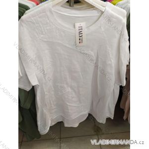 Tričko tunika dámska nadrozměr  (uni xl / 2xl) TALIANSKÁ MÓDA IM721143