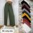 Kalhoty letní dlouhé dámské (S/M ONE SIZE) TURECKÁ MÓDA TMWL2130