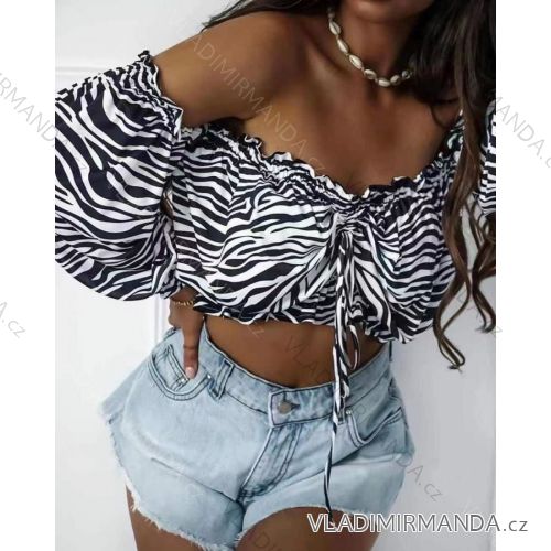 Top carmen dlhý rukáv dámske (S / M ONE SIZE) TALIANSKÁ MÓDA IMWE21270