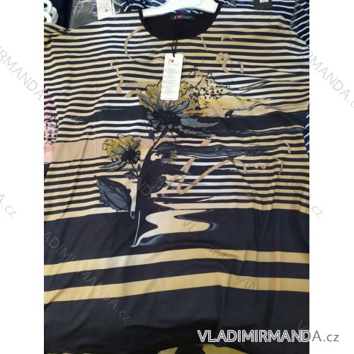 Šaty krátky rukáv dámske (XL / 2XL ONE SIZE) TURECKÁ MÓDA TML21015