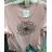 Tričko krátky rukáv dámske (L-3XL ONE SIZE) LGM POĽSKÁ MÓDA LGM21007