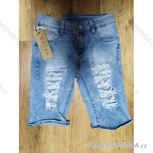 Rifle jeans krátke dámske (25-31) Gourde MA521GD6260-D