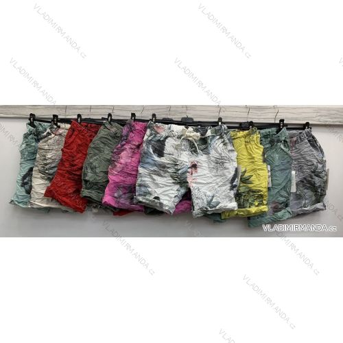 Kraťasy šortky strečové dámske (S / M ONE SIZE) TALIANSKÁ MÓDA IMWC215309