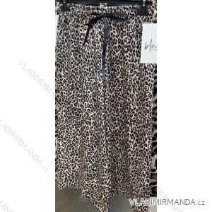 Sukňa letná dlhá dámska leopard (S / M ONE SIZE) TALIANSKÁ MÓDA IMM211055