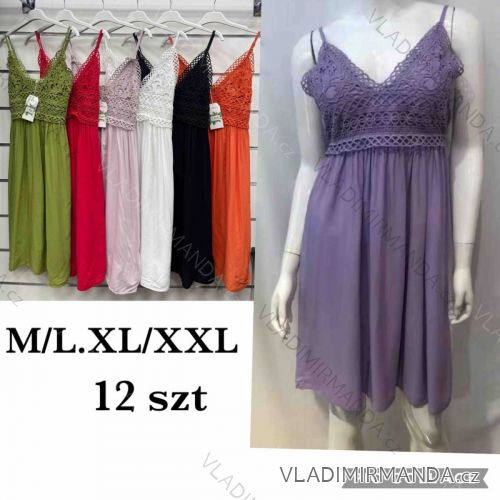 Šaty dlhé na ramienka dámske (S-XL) TURECKÁ MÓDA TMWL215392