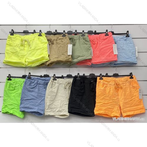 Kraťasy šortky letné dámske (S / M ONE SIZE) TALIANSKÁ MÓDA IMWA215572