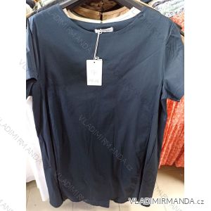 Šaty letné krátky rukáv dámske (XL / 2XL ONE SIZE) TALIANSKÁ MÓDA IMS21054