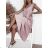 Šaty dlhé letné na ramienka dámske (S / M ONE SIZE) TALIANSKÁ MÓDA IMWA215778