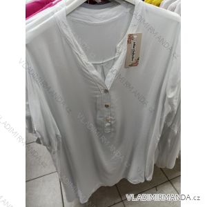 Šaty košeľové 3/4 krátky rukáv dámske (S / M / L ONE SIZE) TALIANSKA MODA IM721170