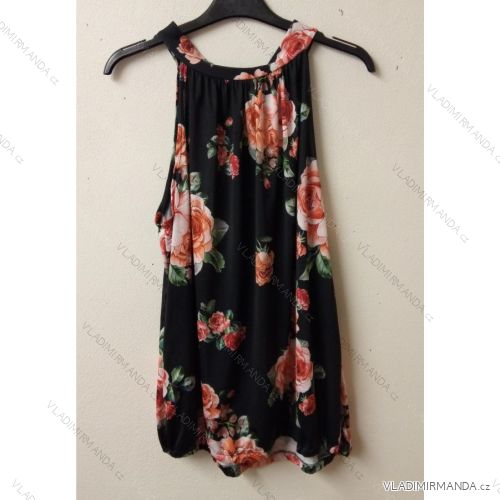 Tielko letné IceCool dámske (S / M ONE SIZE) TALIANSKÁ MÓDA IMM21627 ČIERNO-ČERVENÉ S / M