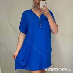 šaty oversize krátky rukáv dámska ( XXL/5XL ONE SIZE) TALIANSKÁ MÓDA IM4211208