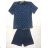 Pyžamo krátke nohavice pánske nadrozmerné (l-4XL) HAF W-022B