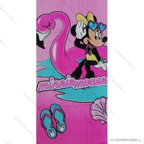 Osuška plážová minnie mouse detská dievčenské (70x140 cm) SETINO MIN-2022-0340-B