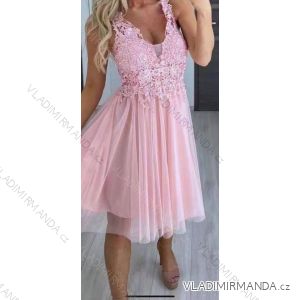 Šaty elegantné plesové dámske (S / M ONE SIZE) TALIANSKÁ MÓDA IMM21388