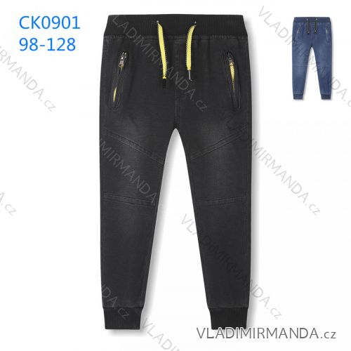 Rifle jeans dlhé detské chlapčenské (98-128) KUGO CK0901