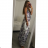 Šaty letné dlhé na ramienka dámske (S / M ONE SIZE) TALIANSKÁ MÓDA IMM211182