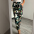 Nohavice květované dlhé dámske (S-XXL) TURECKÁ MODA TM921A-19