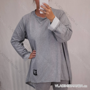 Tunika prodloužená dlhý rukáv dámska (L / 3XL ONE SIZE) TALIANSKÁ MÓDA IM4212161/DR
