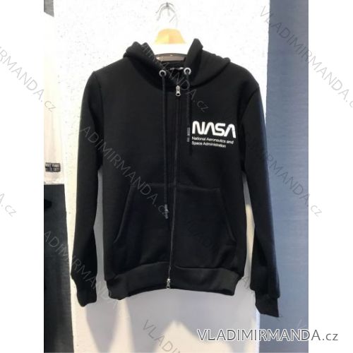 Mikina teplá na zips s kapucňou pánska (M-2XL) NASA NS-45A