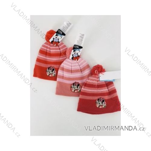 Čepice pletená teplá zimní minnie mouse dětská dívčí (52-54 cm) SETINO MIN-A-HAT-355