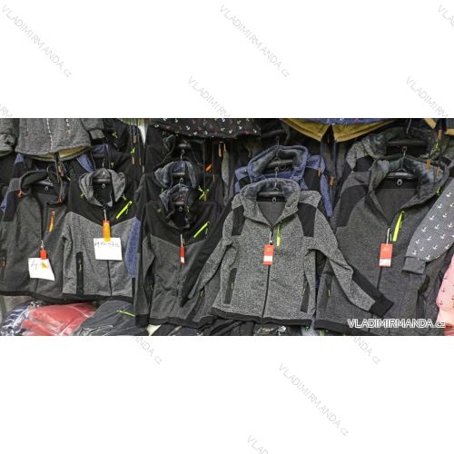 Mikina na zips s kapucňou pánska nadrozmerná (4XL-7XL) HKD HKD21013