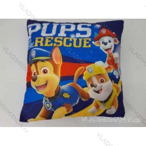 Vankúš paw patrol detský chlapčenský (40x40 cm) SETINO 610-217