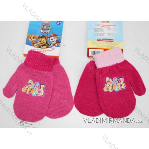 Rukavice palčiaky paw patrol detské dievčenské (10x13 cm) SETINO 800-643