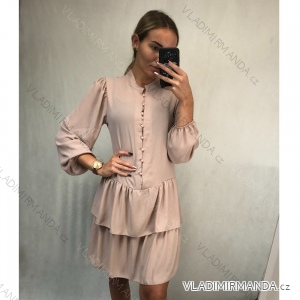 Šaty elegantné košeľové dlhý rukáv dámska (S / M ONE SIZE) TALIANSKÁ MÓDA IMWK21395