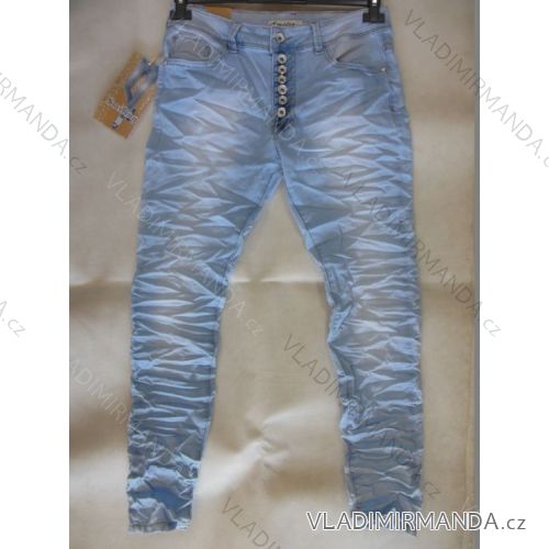 Rifle jeans dámske (34-44) SMILING JEANS S127