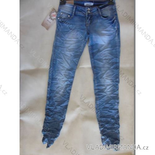 Rifle jeans dámske (34-44) SMILING JEANS N473