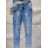 Rifle jeans dámske (34-44) SMILING JEANS S123