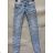 Rifle jeans dámske (34-44) SMILING JEANS L052