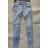 Rifle jeans dámske (34-44) SMILING JEANS L050