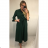 Šaty dlhé elegantné košeľové dlhý rukáv dámske (S / M ONE SIZE) TALIANSKÁ MÓDA IMWE216525