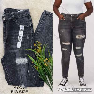 Rifle jeans dlhé dámske nadrozměr (42-50) JEANS JAW216617