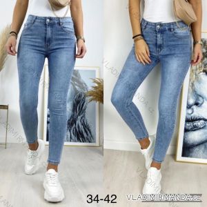 Rifle jeans dlhé dámske (34-42) JEANS JAW216783