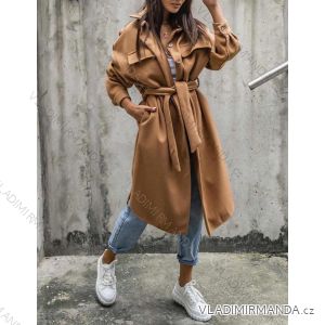 Kabát flaušový dámský (S/M ONE SIZE) ITALSKÁ MÓDA IMWM23923