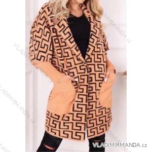 Cardigan dlhý alpaka dlhý rukáv dámsky (S / M ONE SIZE) TALIANSKÁ MÓDA IMWA216644